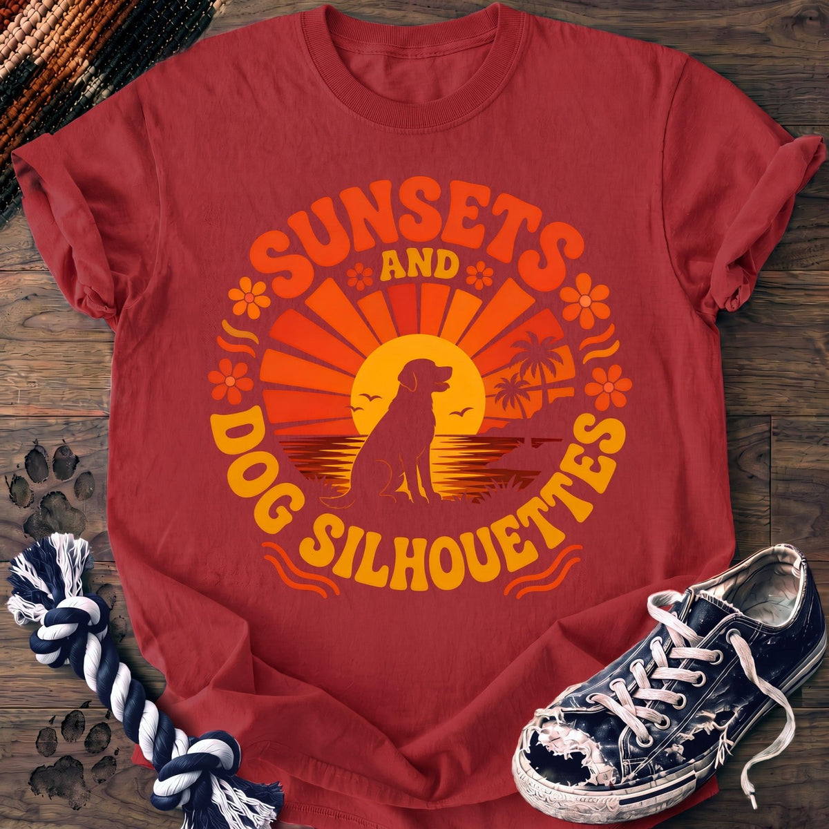 Sunsets And Dog Silhouettes - Labrador Retriever - PAWSSION CLUB