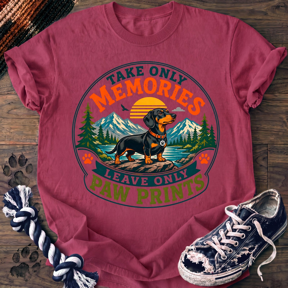 Take Only Memories Leave Only Paw Prints - Dachshund - PAWSSION CLUB