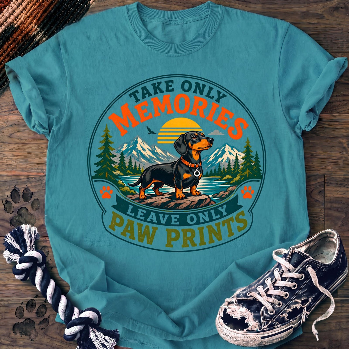 Take Only Memories Leave Only Paw Prints - Dachshund - PAWSSION CLUB