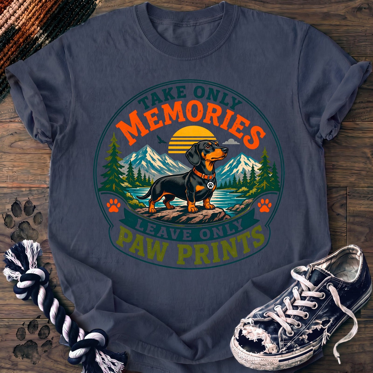 Take Only Memories Leave Only Paw Prints - Dachshund - PAWSSION CLUB