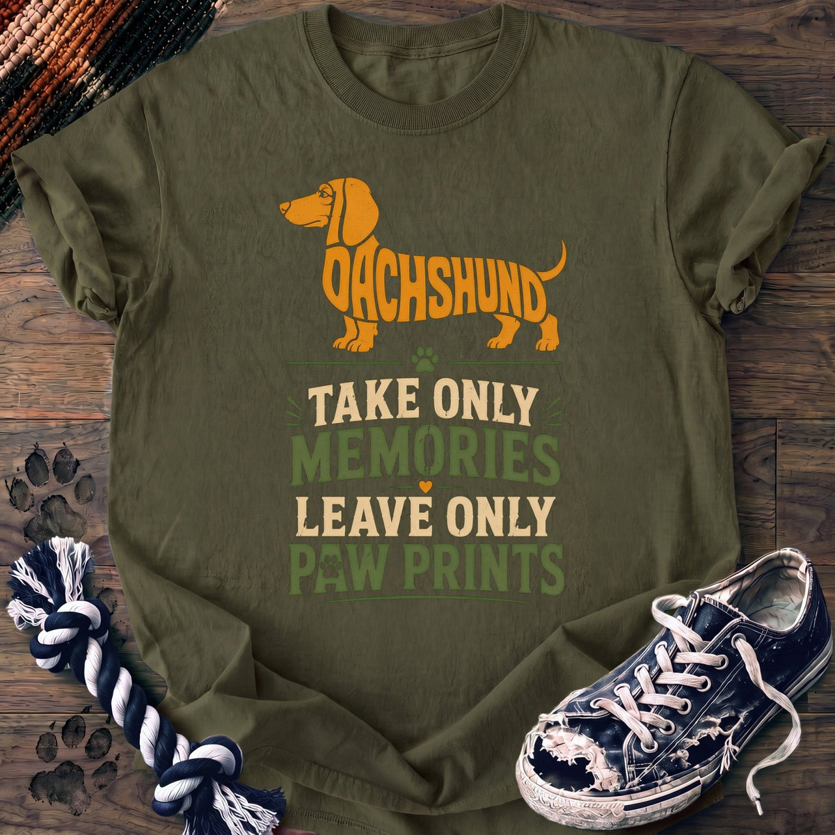 Take OnñY Memories Leave Only Paw Prints - Dachshund - PAWSSION CLUB