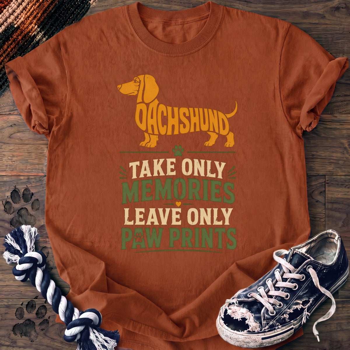 Take OnñY Memories Leave Only Paw Prints - Dachshund - PAWSSION CLUB