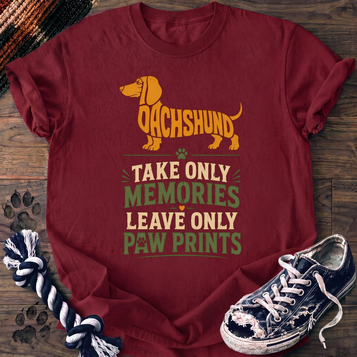 Take OnñY Memories Leave Only Paw Prints - Dachshund - PAWSSION CLUB