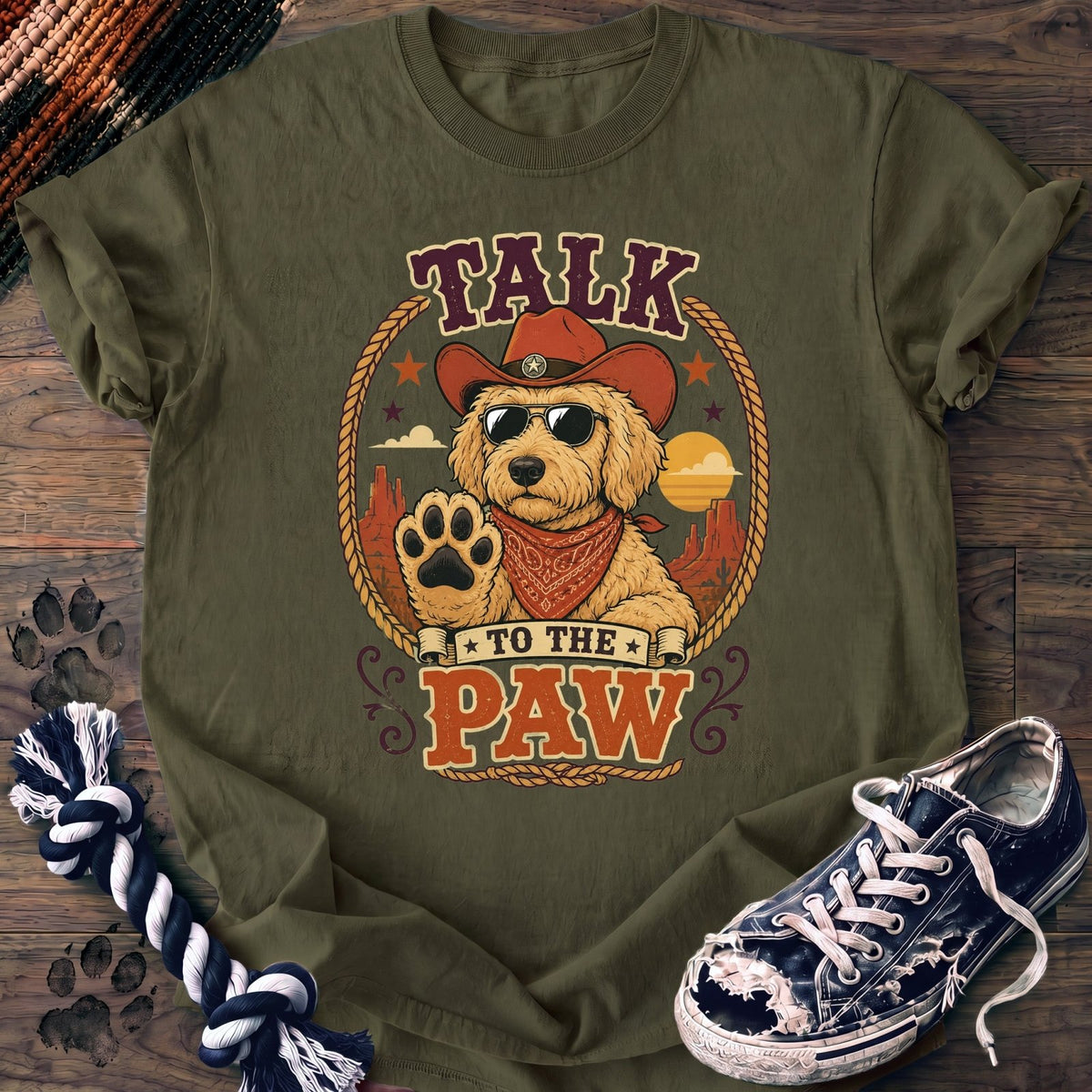 Talk To The Paw - Goldendoodle - PAWSSION CLUB