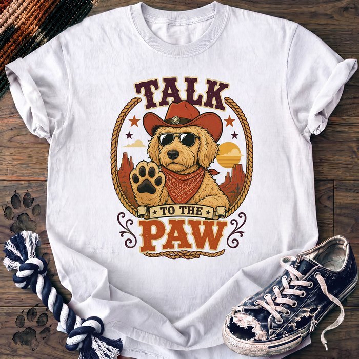 Talk To The Paw - Goldendoodle - PAWSSION CLUB