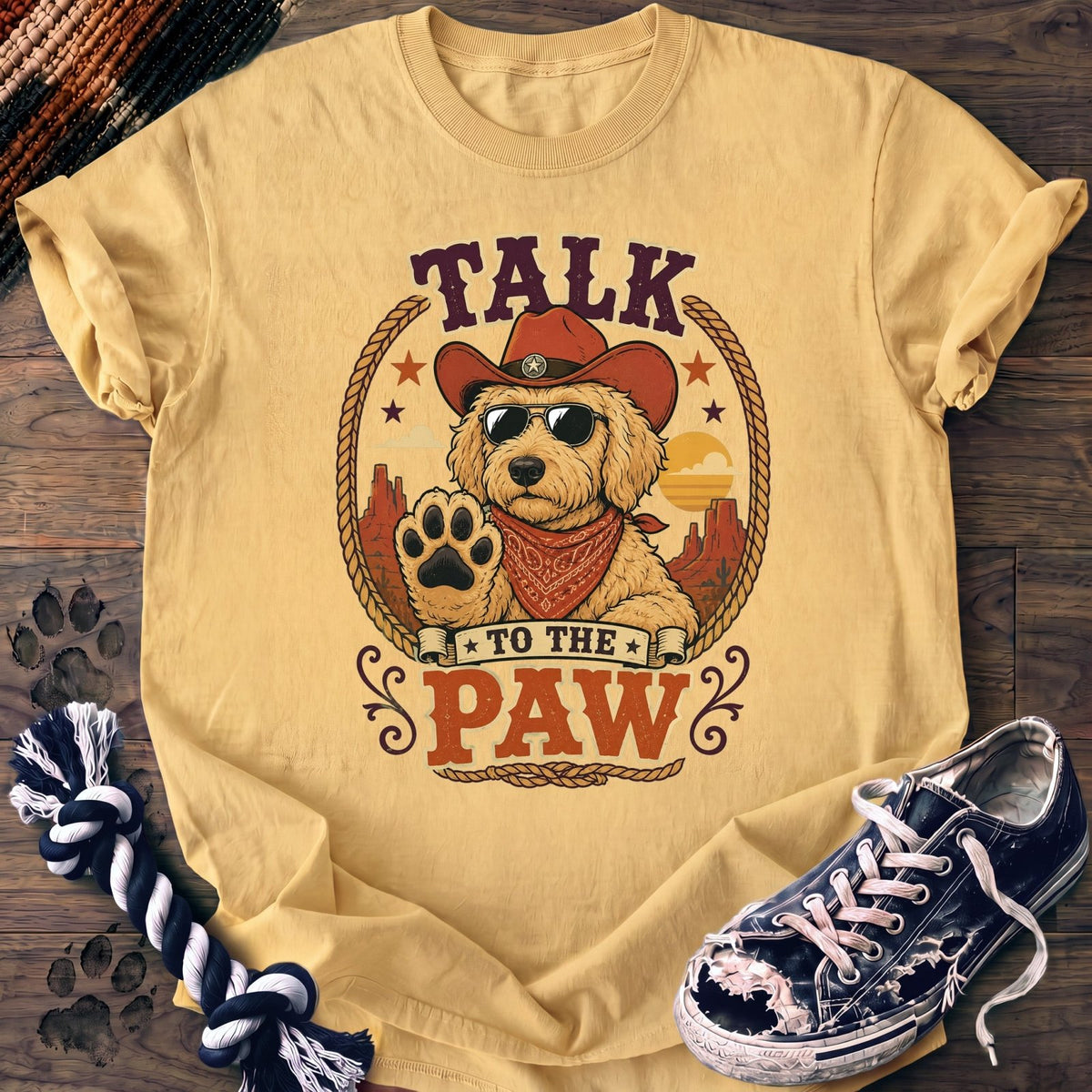 Talk To The Paw - Goldendoodle - PAWSSION CLUB