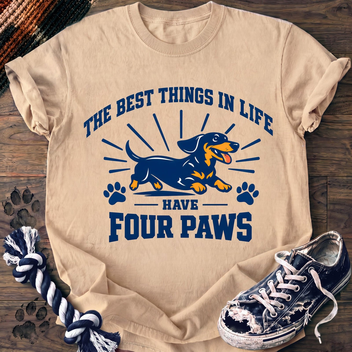 The Best Thing In Life Have Four Paws - Dachshund - PAWSSION CLUB
