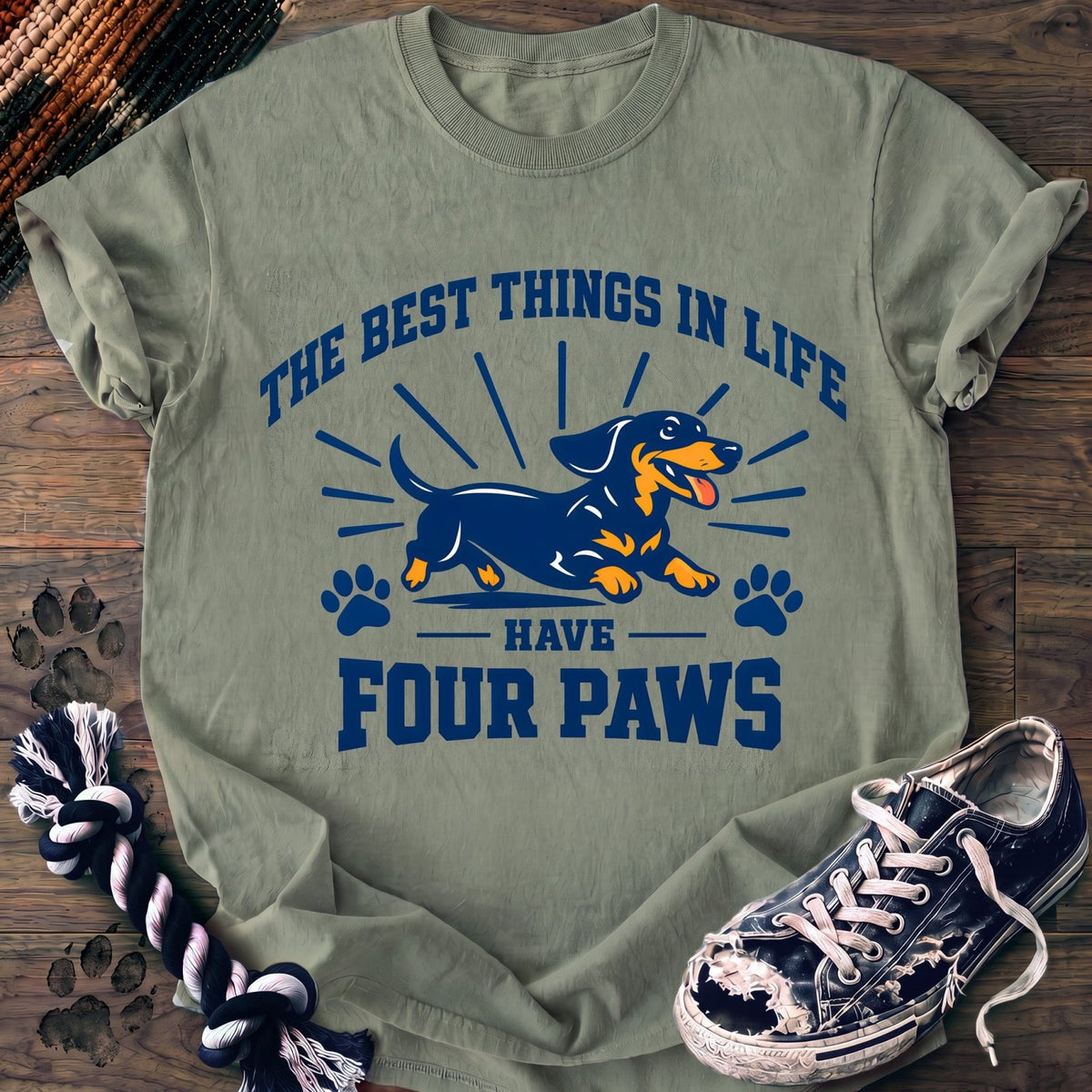 The Best Thing In Life Have Four Paws - Dachshund - PAWSSION CLUB
