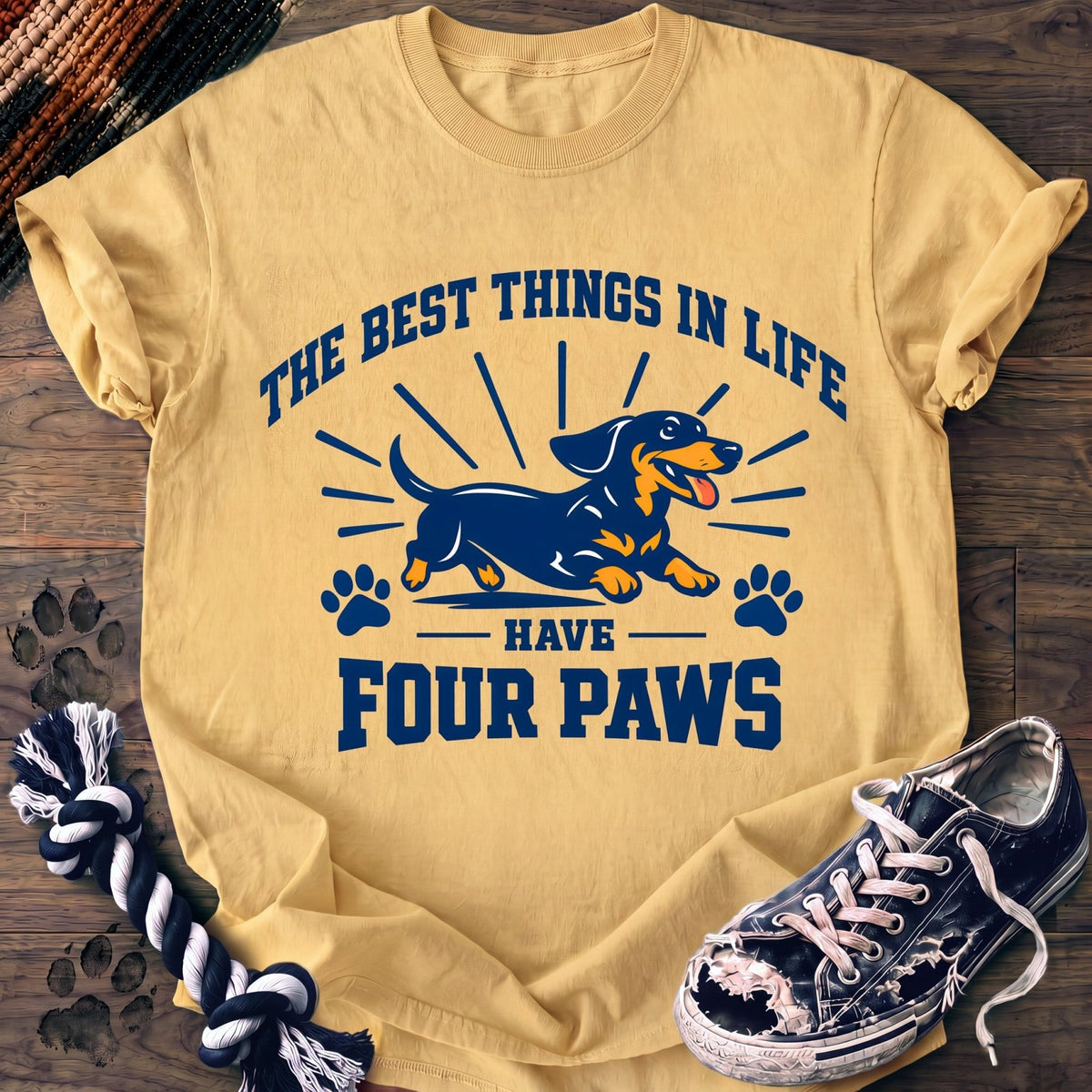 The Best Thing In Life Have Four Paws - Dachshund - PAWSSION CLUB