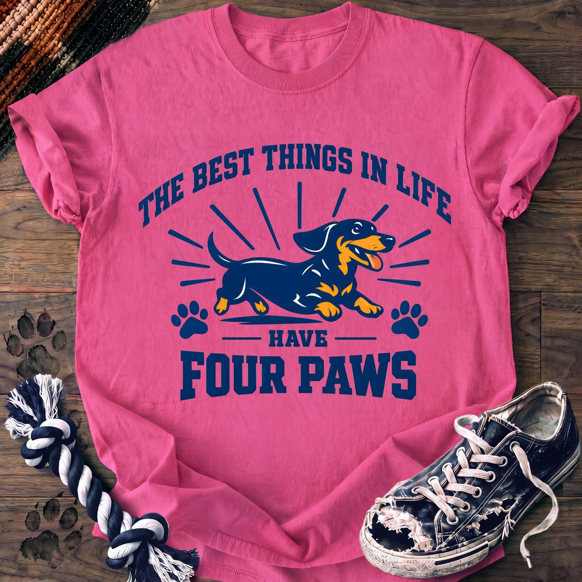 The Best Thing In Life Have Four Paws - Dachshund - PAWSSION CLUB