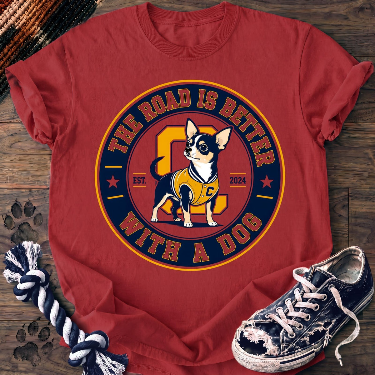 The Road Is Better With A Dog - Chihuahua - PAWSSION CLUB