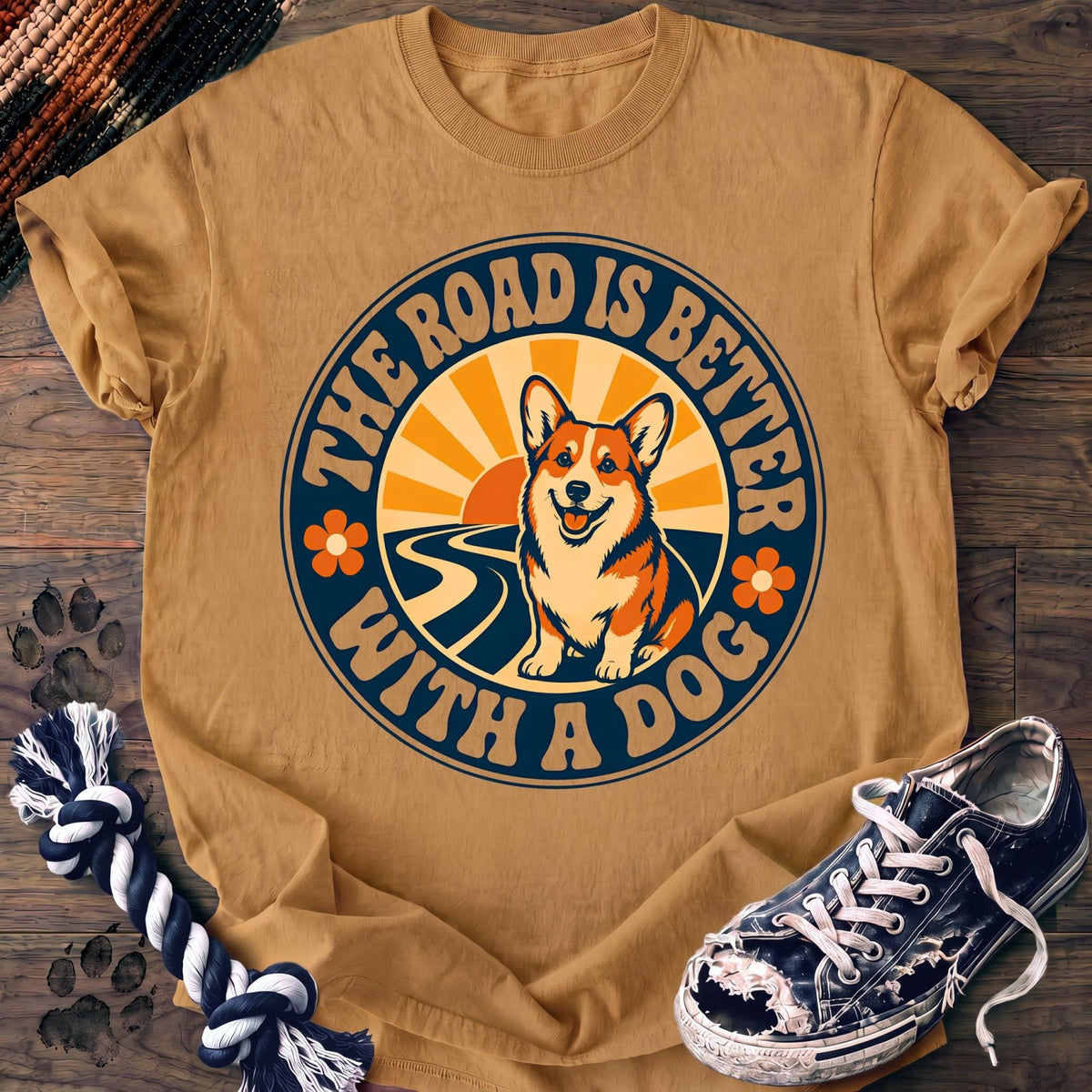 The Road Is Better With A Dog - Corgi - PAWSSION CLUB