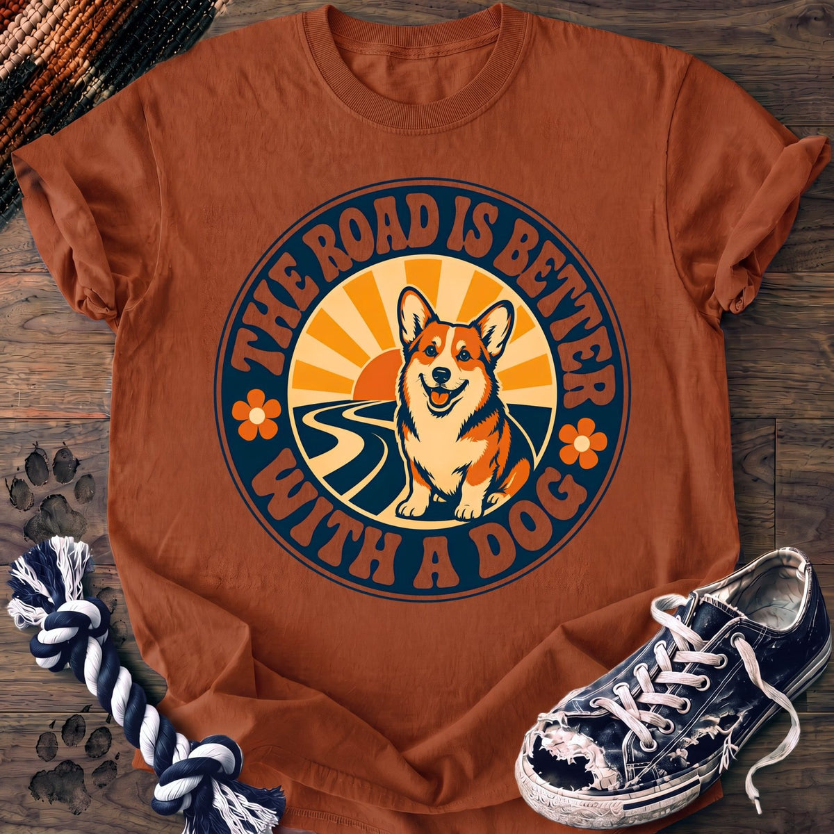 The Road Is Better With A Dog - Corgi - PAWSSION CLUB