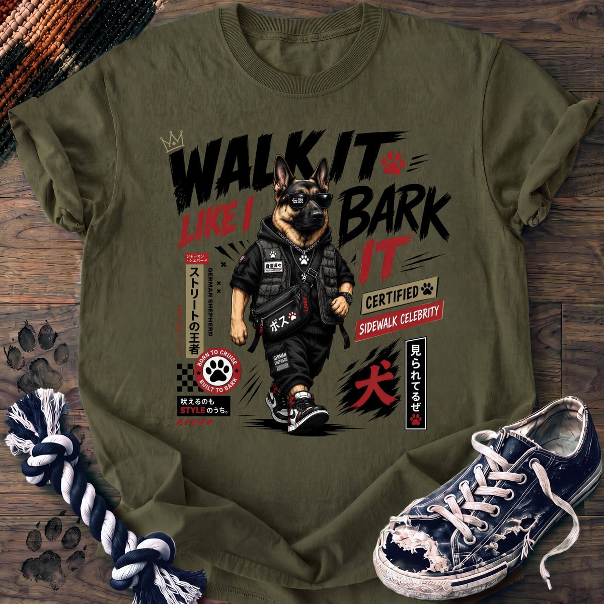 Walk It Like I Bark It - German Shepherd - PAWSSION CLUB