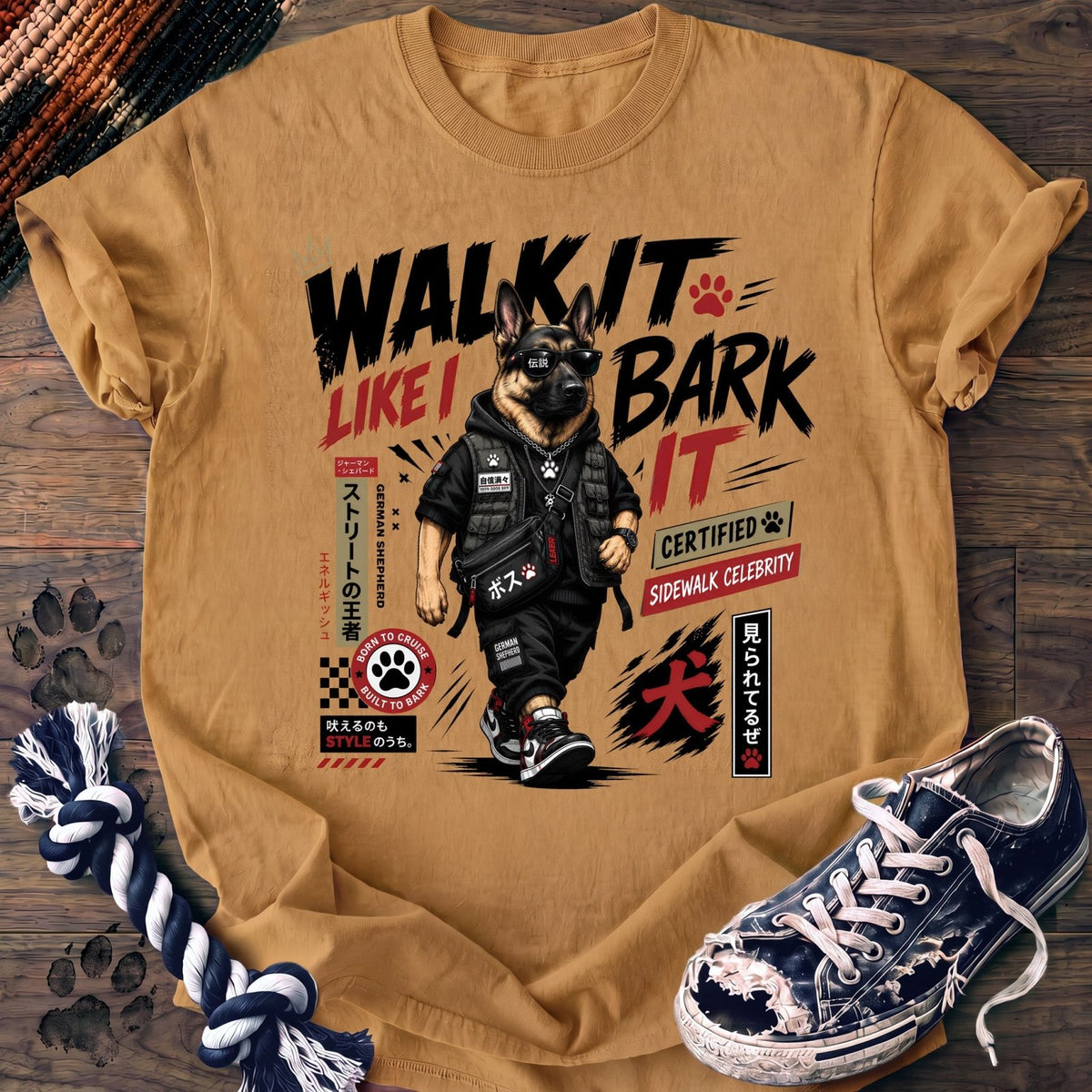 Walk It Like I Bark It - German Shepherd - PAWSSION CLUB