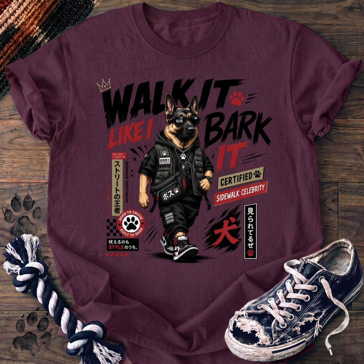 Walk It Like I Bark It - German Shepherd - PAWSSION CLUB