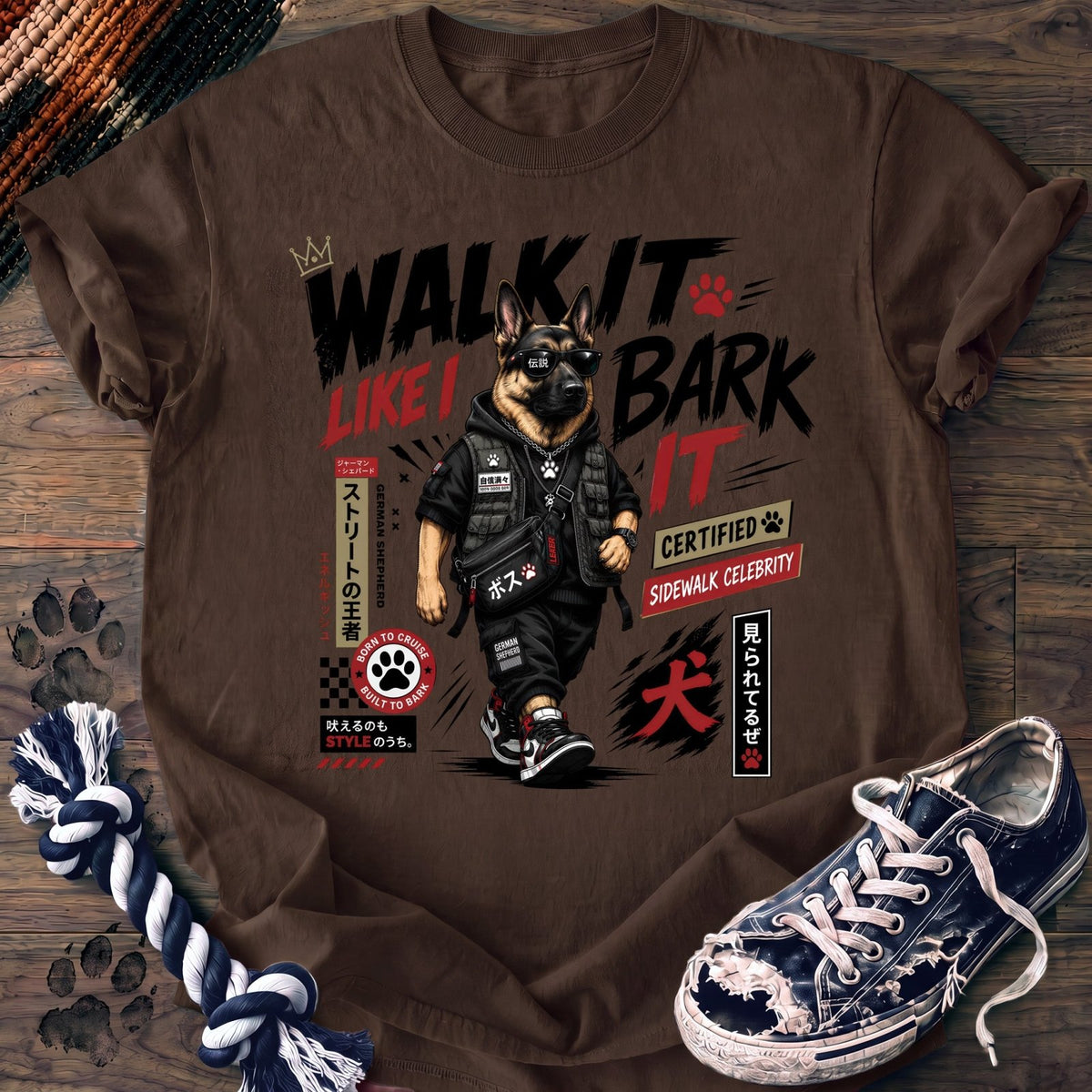 Walk It Like I Bark It - German Shepherd - PAWSSION CLUB