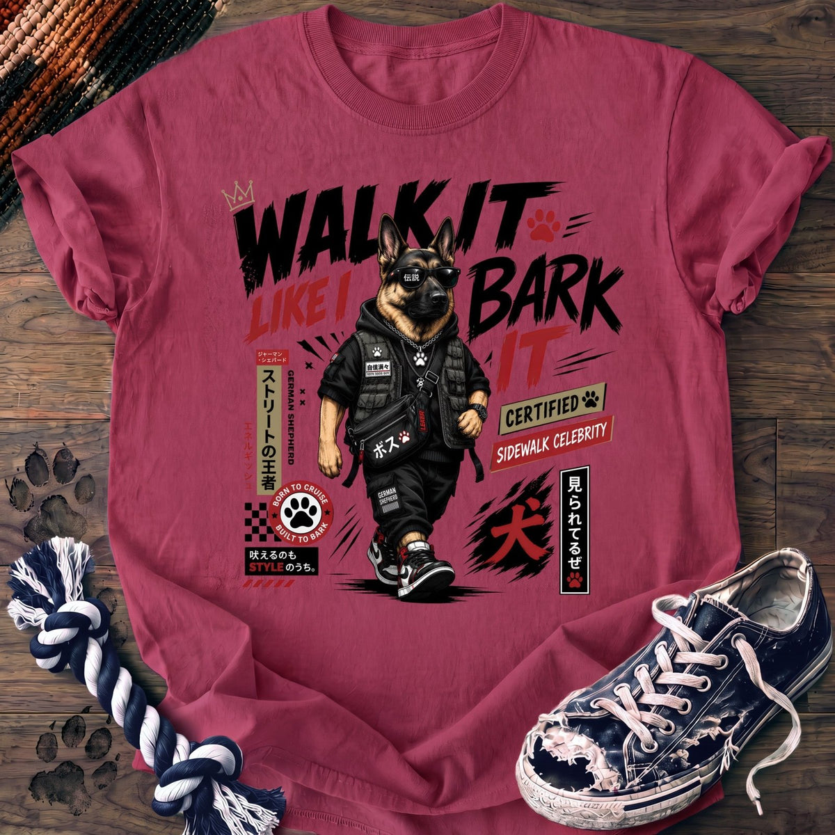 Walk It Like I Bark It - German Shepherd - PAWSSION CLUB