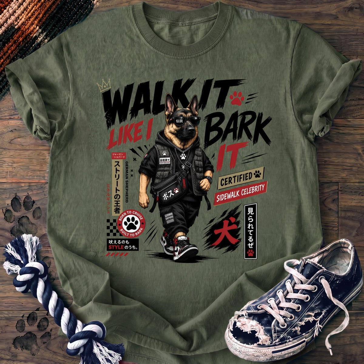 Walk It Like I Bark It - German Shepherd - PAWSSION CLUB