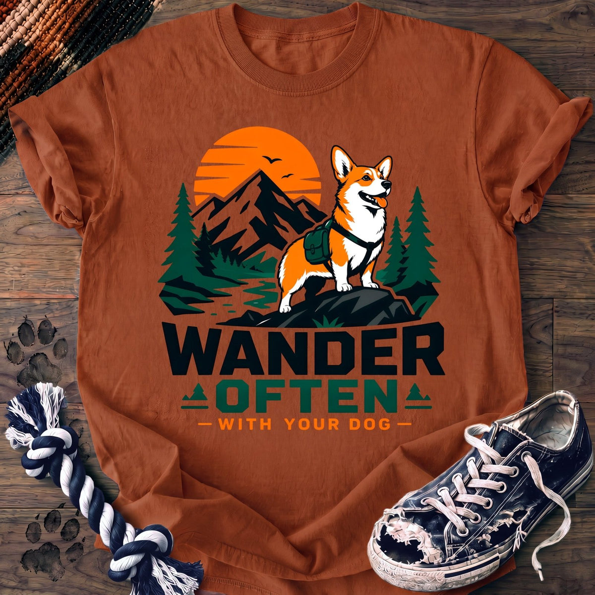 Wander Often With Your Dog - Corgi - PAWSSION CLUB