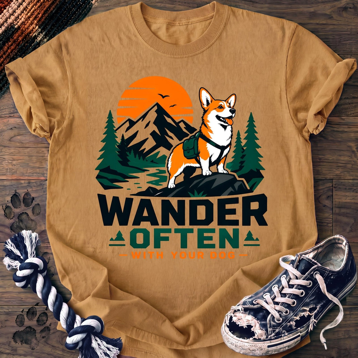Wander Often With Your Dog - Corgi - PAWSSION CLUB