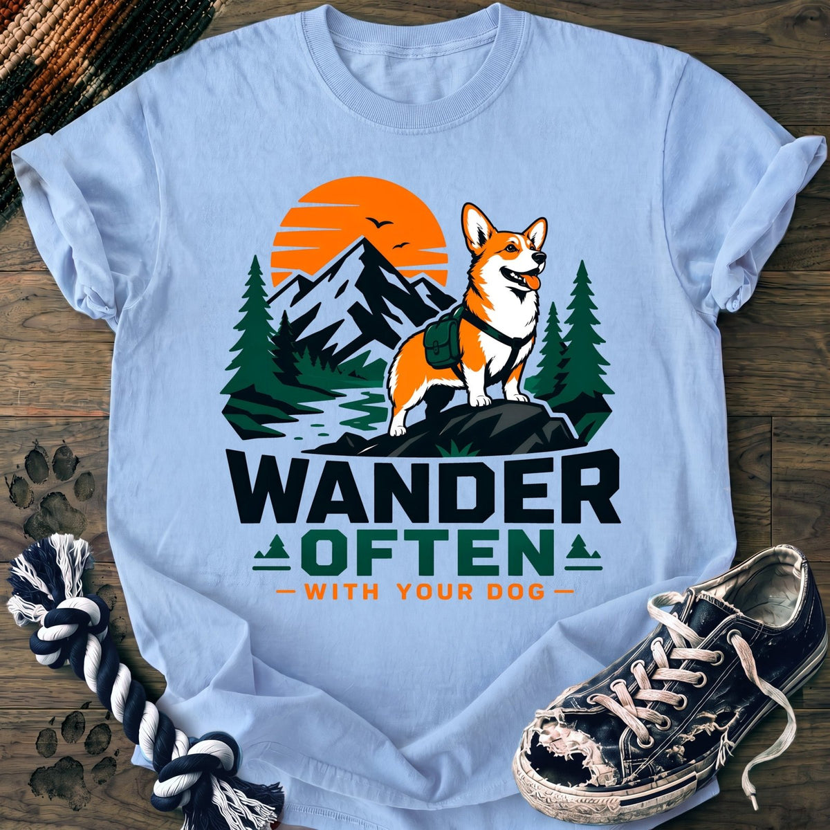 Wander Often With Your Dog - Corgi - PAWSSION CLUB