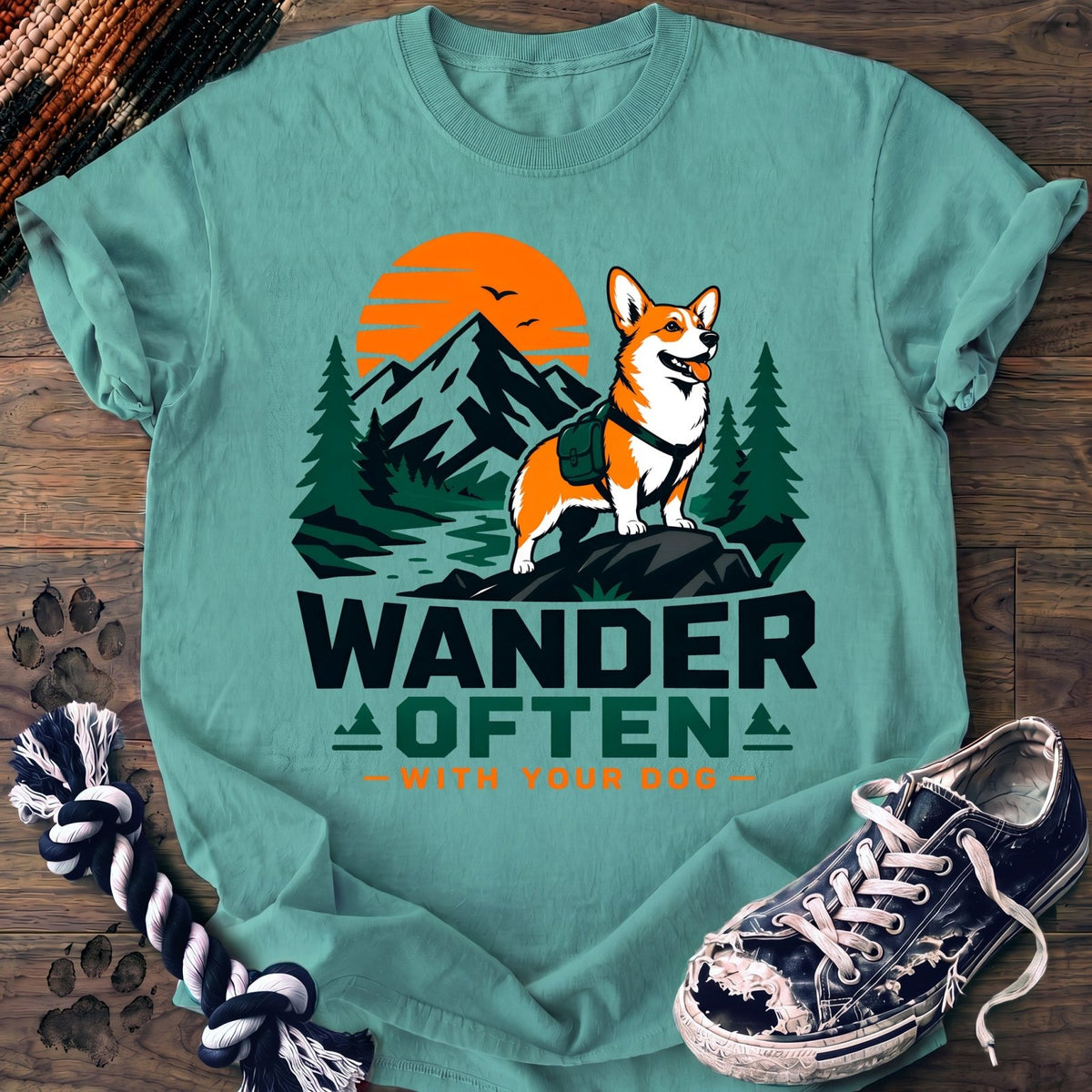 Wander Often With Your Dog - Corgi - PAWSSION CLUB