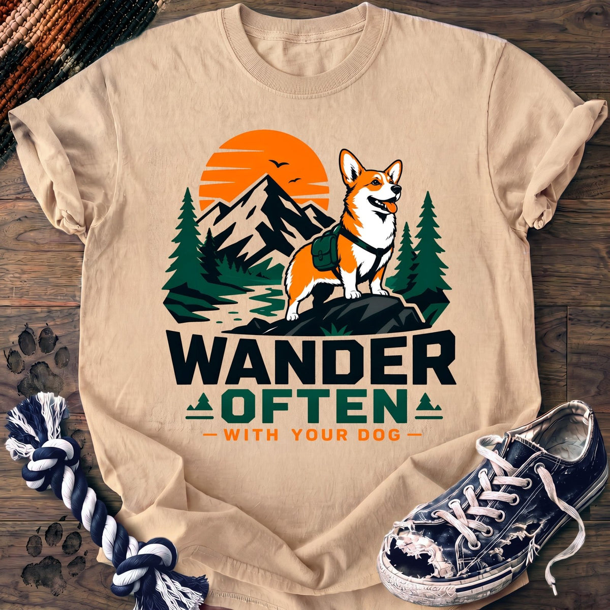 Wander Often With Your Dog - Corgi - PAWSSION CLUB