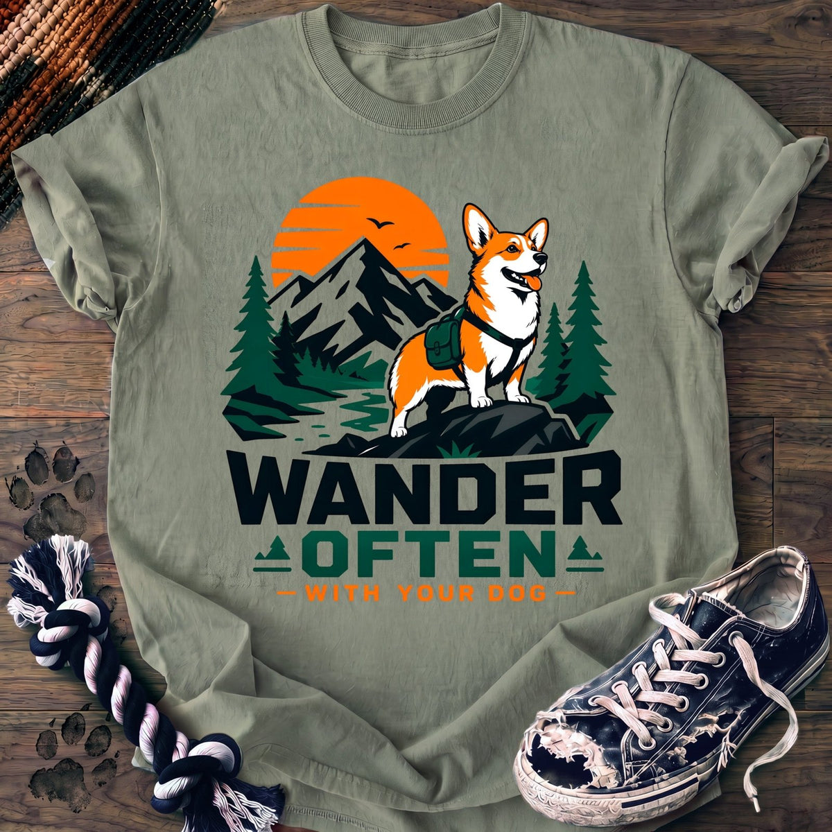 Wander Often With Your Dog - Corgi - PAWSSION CLUB