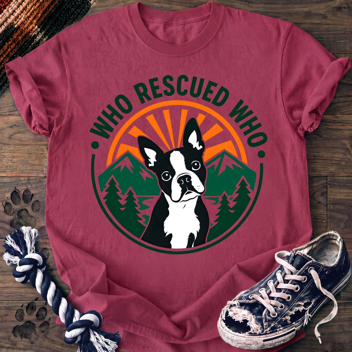 Who Rescued Who - French Bulldog - PAWSSION CLUB