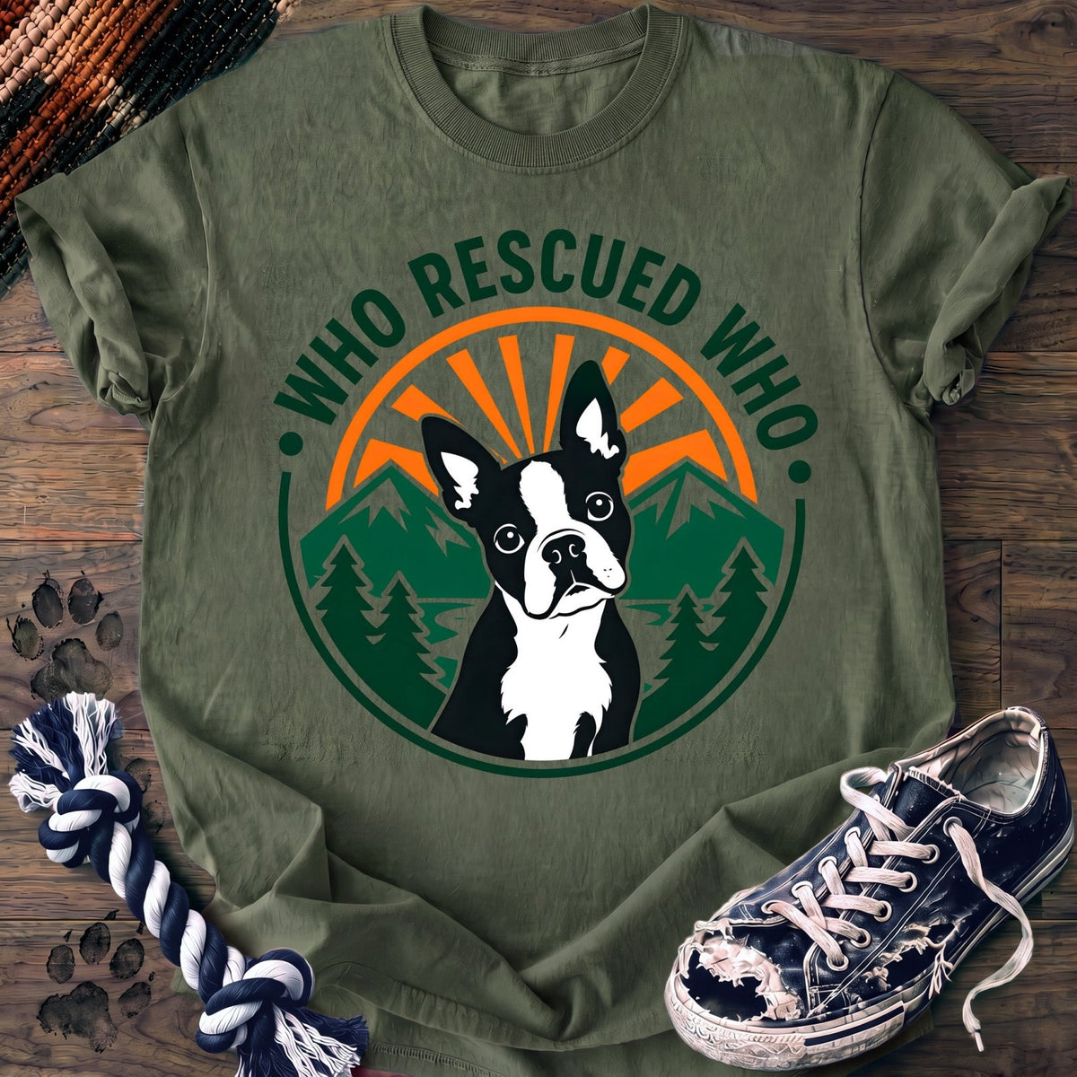 Who Rescued Who - French Bulldog - PAWSSION CLUB