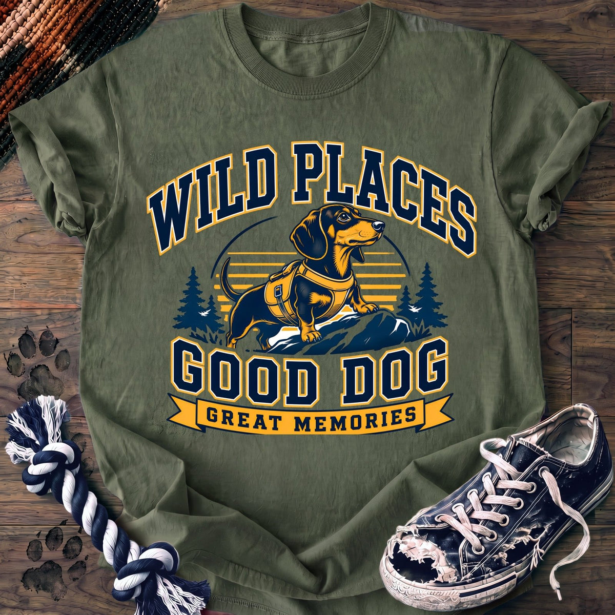 Wild Places Good Dog Great Memories - Dachshund - PAWSSION CLUB