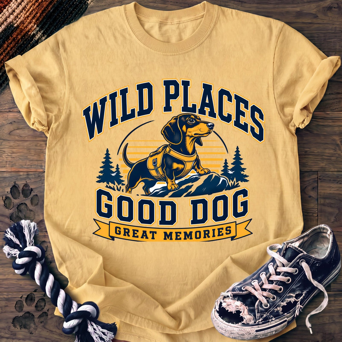 Wild Places Good Dog Great Memories - Dachshund - PAWSSION CLUB
