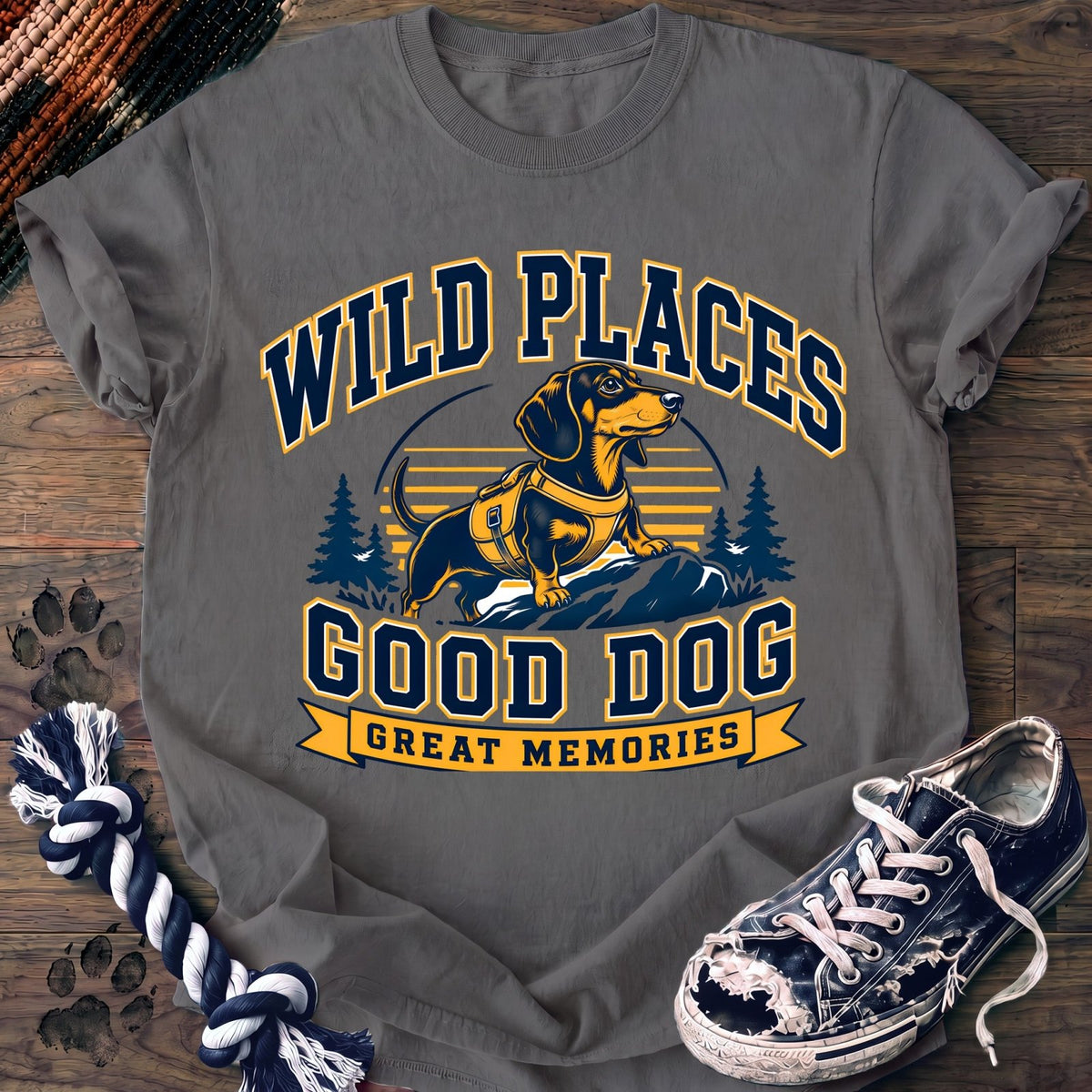 Wild Places Good Dog Great Memories - Dachshund - PAWSSION CLUB