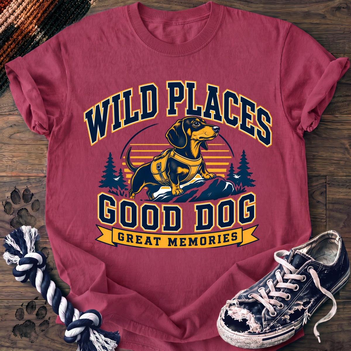 Wild Places Good Dog Great Memories - Dachshund - PAWSSION CLUB