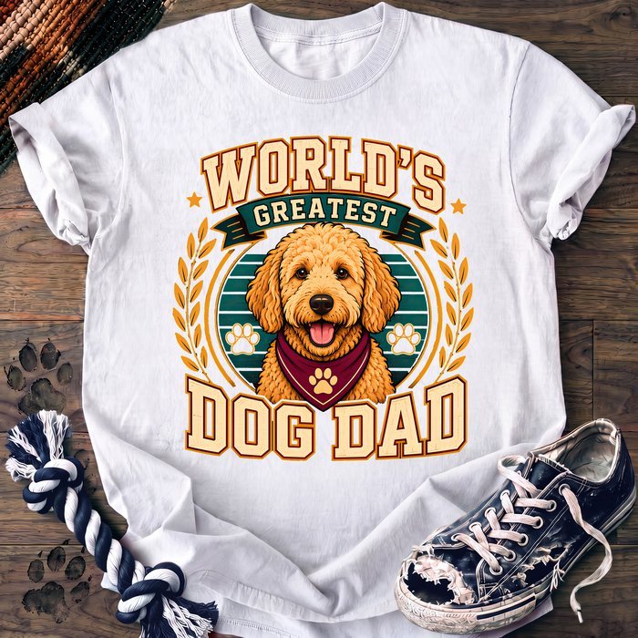 Worlds Greatest Dog Dad - Goldendoodle - PAWSSION CLUB