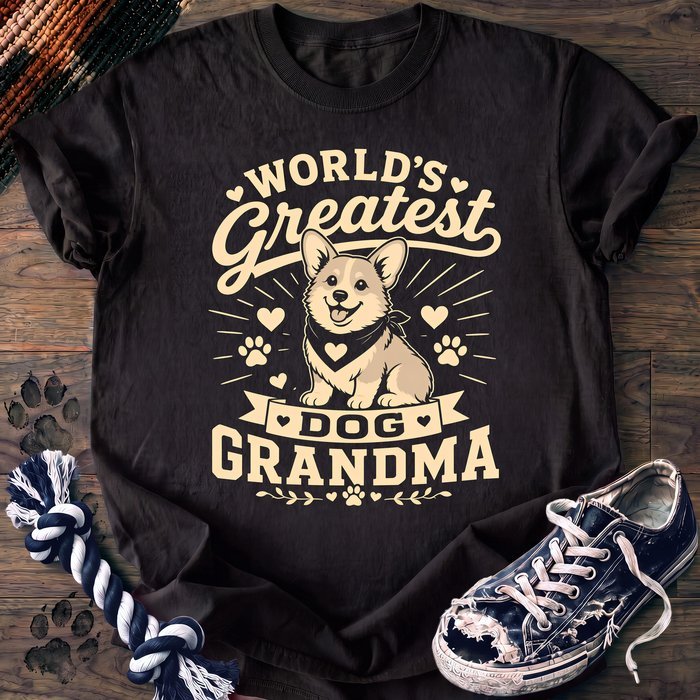 Worlds Greatest Dog Grandma - Corgi - PAWSSION CLUB