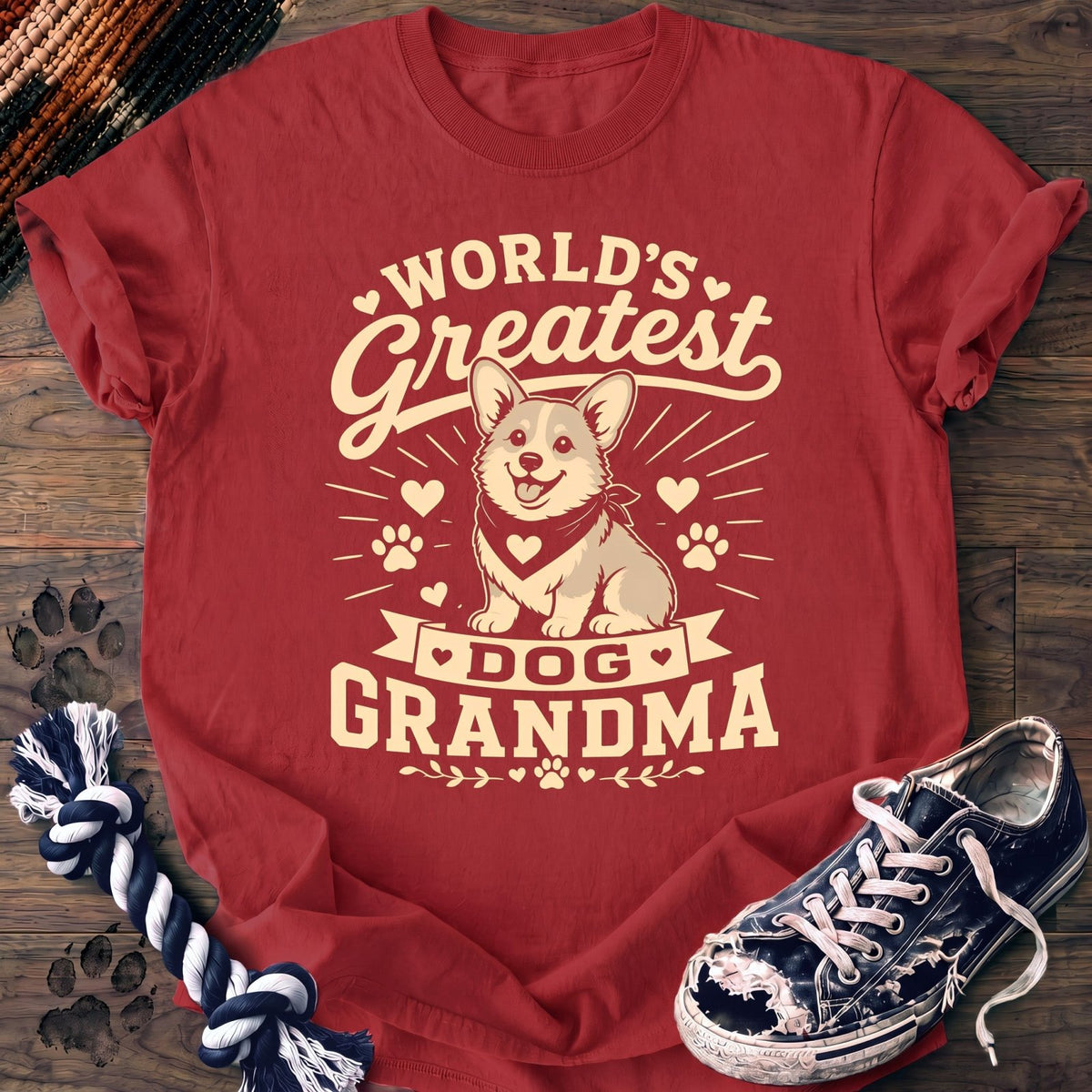 Worlds Greatest Dog Grandma - Corgi - PAWSSION CLUB