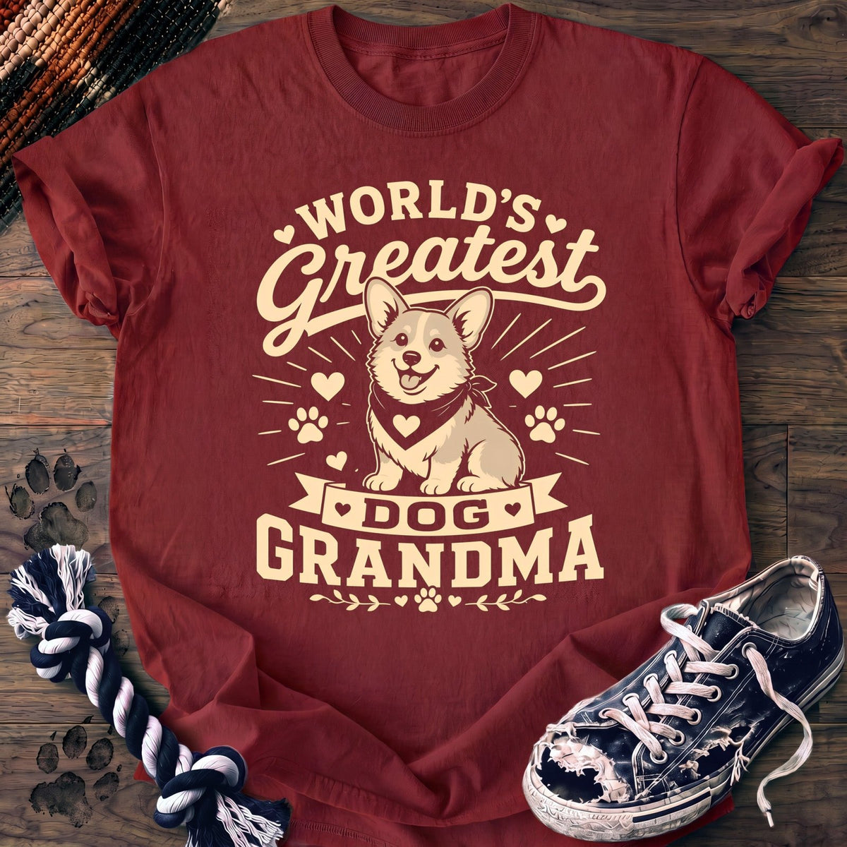 Worlds Greatest Dog Grandma - Corgi - PAWSSION CLUB
